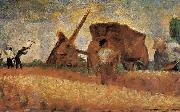 Georges Seurat Excavation Worker oil on canvas